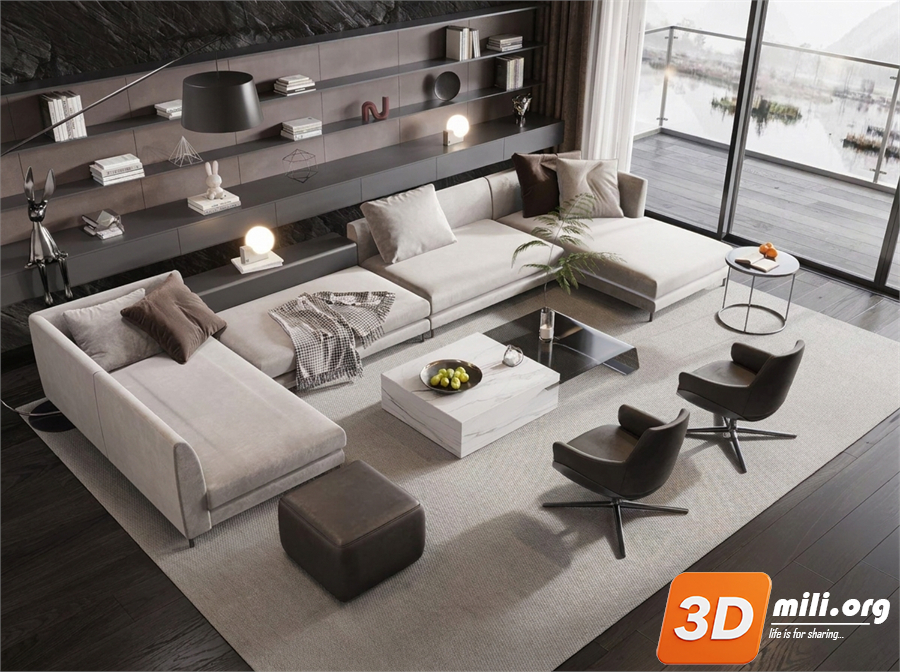 Sofa Minotti Skp Files 